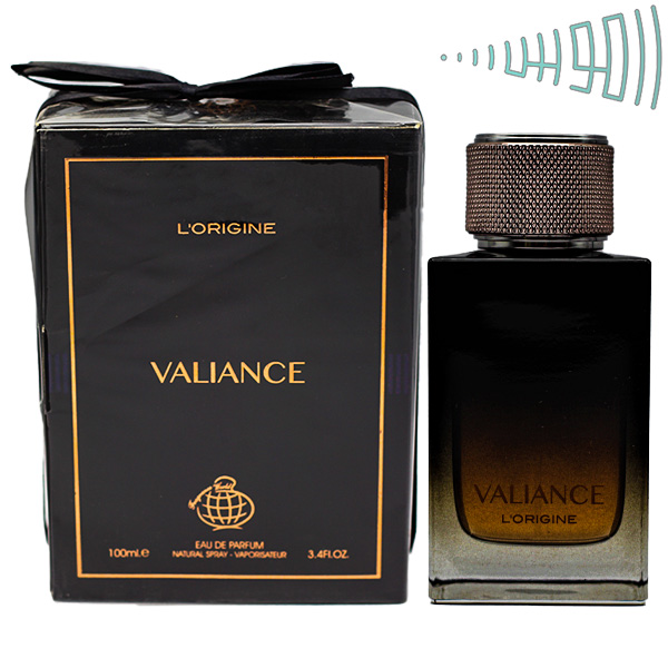 ادکلن مردانه و زنانه لوریجین والیانس فراگرنس ورد۱۰۰ml Fragrance world Lorigne Valiance