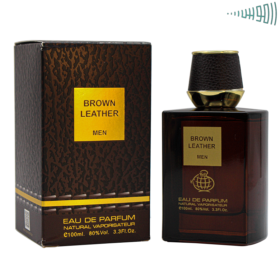 ادکلن مردانه براون لدر فراگرنس ورد۱۰۰ml Fragrance World Brown Leather